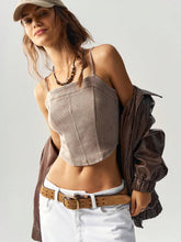 Solid Color Knitted Tank Top For Women, Casual Everyday Wear